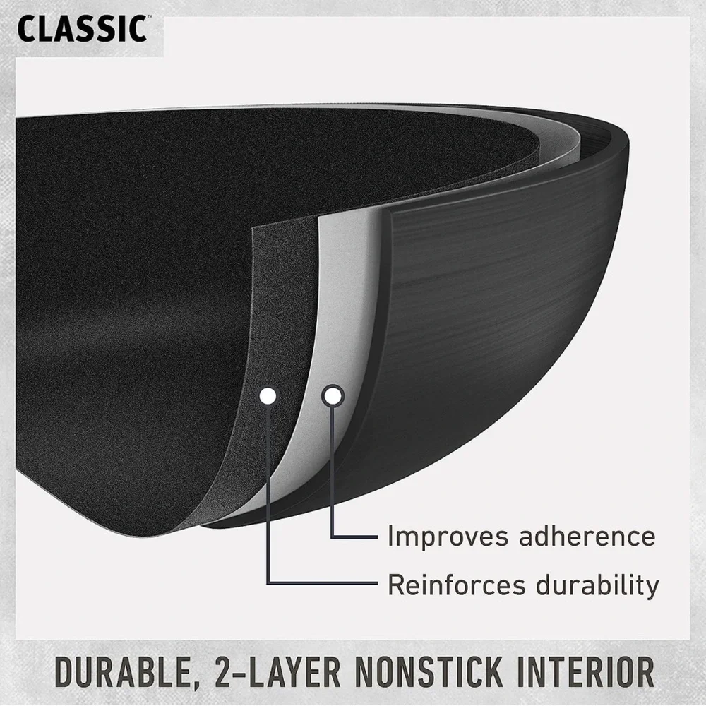 Calphalon Classic Hard-Anodized Nonstick 12” All Purpose Pan w/ Cover LIKE NEW - Picture 15 of 15